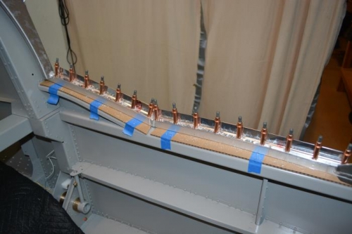 left side ready to deburr and rivet