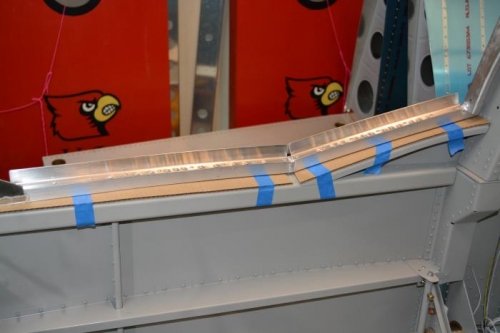 right side riveted in place