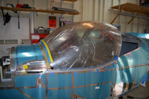 canopy is on for the first time