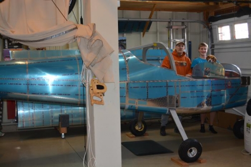 Benjamin and dog getting in on the photo action