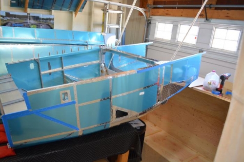 Left side skin completed