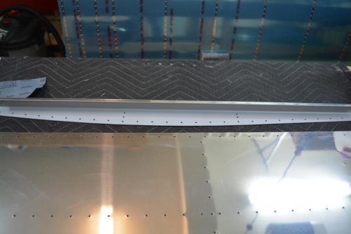 Underside of canopy decks primed