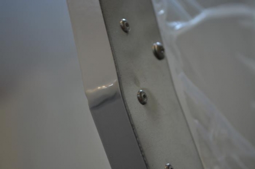 not happy with buldge from weld bead