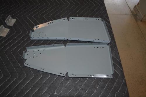 Completed canopy ribs