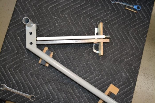 attach control rod and adjust length