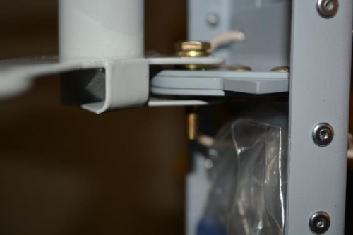 Lower hinge assembly fit only needed one washer spacer. Another good fit.