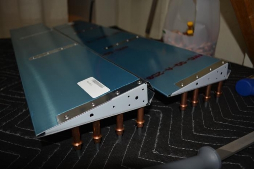 Underside skin riveted in place