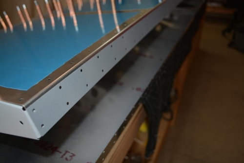 close up of the aft flange prime