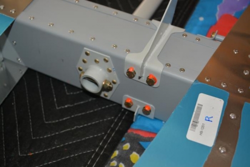 Bolts torqued down and torque seal added