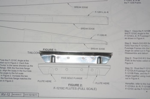 F-1210C Angle fluted to match picture