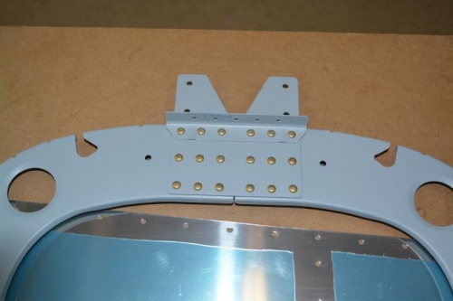 F-1210 frame primed and riveted