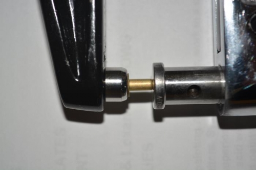 Cause: I noticed the piston is not in line with rivet center