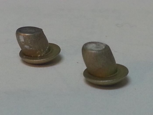 Results: bent rivets