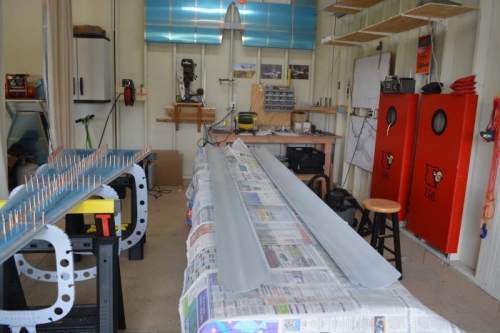 Priming left and right corner skins