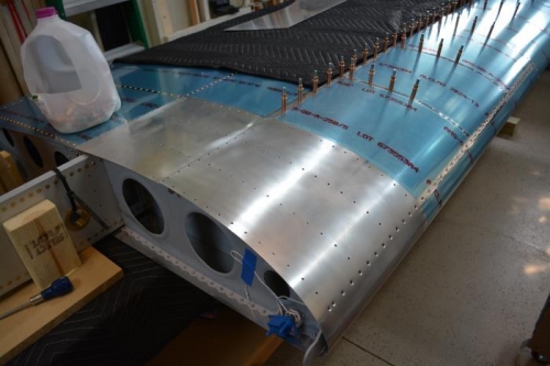 Prep for wing walk doubler