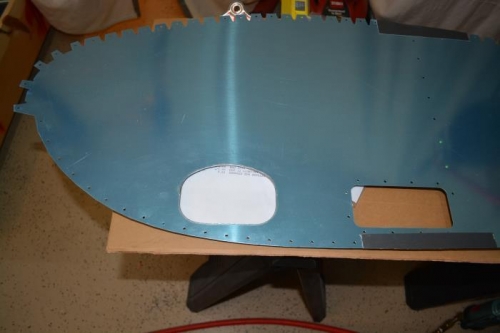 Made cut-out for wing tip light