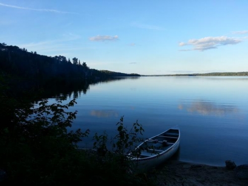 Beautiful view from our campsite
