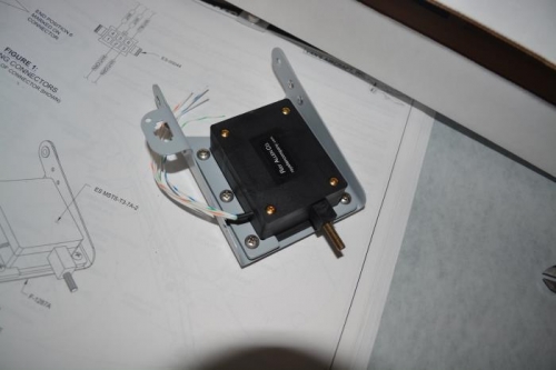 Servo attached and ready for bushings