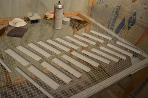 Primed and ready to attach after many hours of deburring