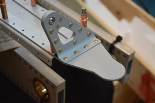 Ready to rivet...checking for orientation (3 times)