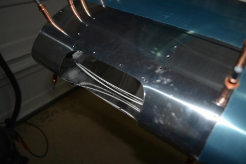 Landing light cut-out turned out perfect, except...