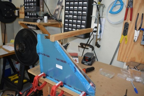 Stabilizing the tunnel panel in prep for countersink