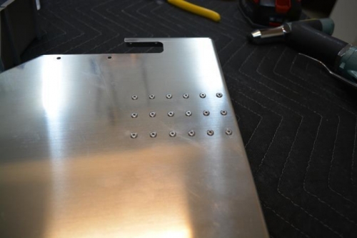 Attached the engine mount bracket