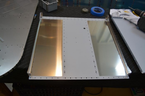 Deburred and preped the floor including priming all contact surfaces