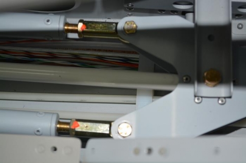 control arms attached to mixer