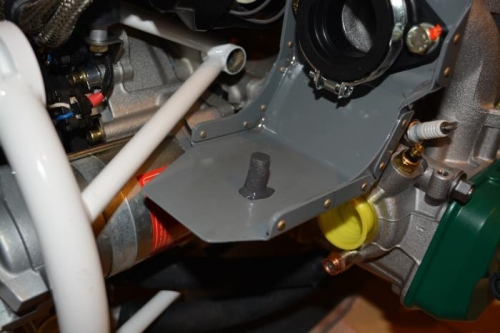 applied some more sealant to secure in place