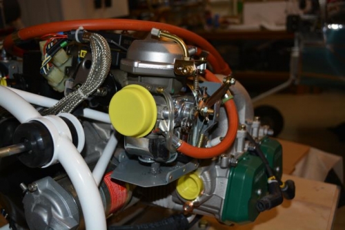 Right carb and damper