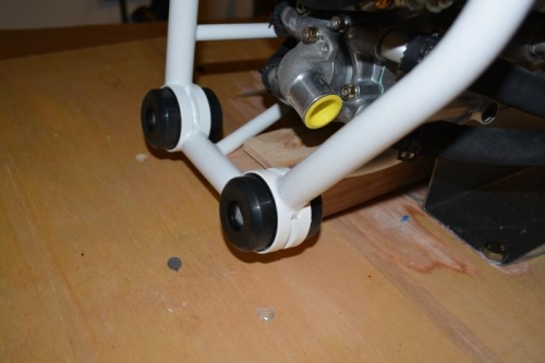 installed rubber mounts