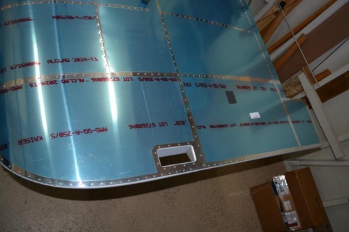 Top of the Left wing complete