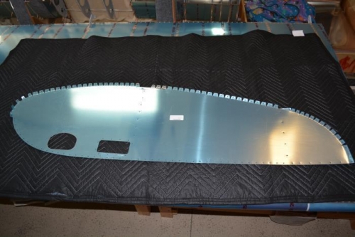 Wing tip edge angles set and ready for deburr and prep