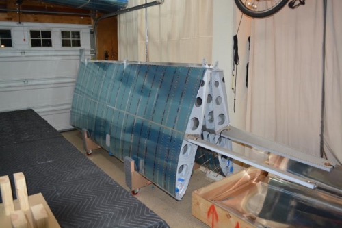 Left wing in the stand...now to switch back to the right wing.