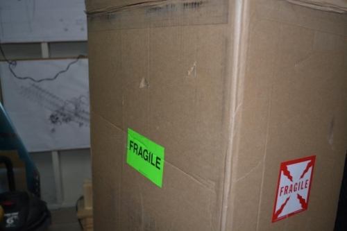 Couple creases in the box and some obvious points of cantact