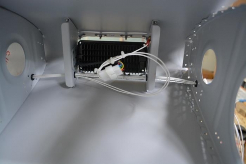 Landing light wired and installed