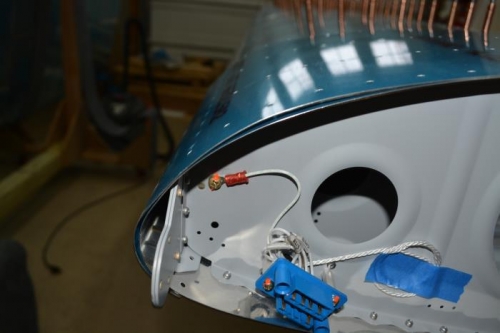 Fit check on wing doubler...need to tweak it a little more