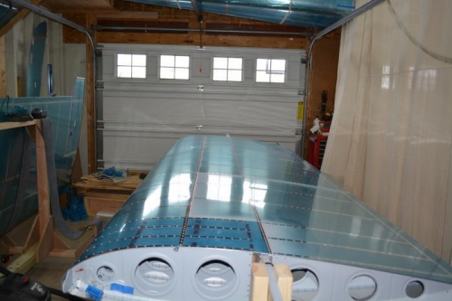 Right wing main skins complete