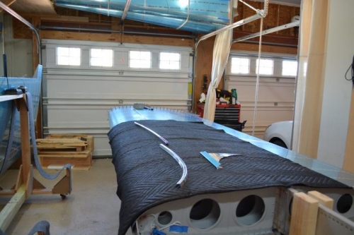 Pre for fit the right wing tip ribs