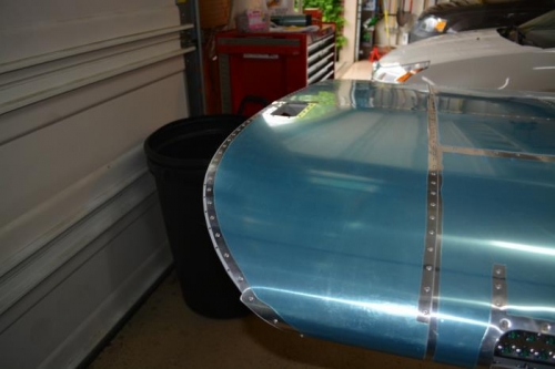 Finishing up right wing tip