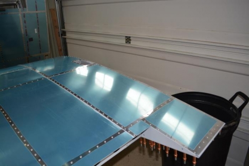 RIght wing tip almost done, just one more flip...maybe 2 more...