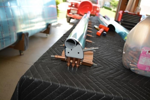 Cleco the A-1201C-L and counterbalnce assembly in place