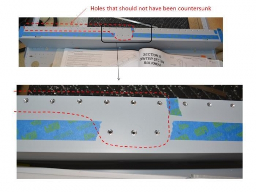 I captured a picture of what I had done and sent to Vans for advice