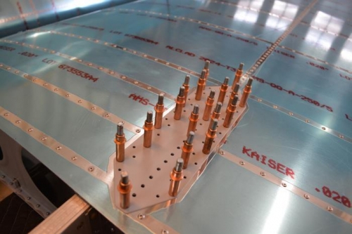 Everything drilled, primed and ready for rivets