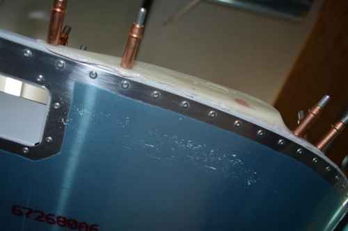 picture from below, prior to wipping clean