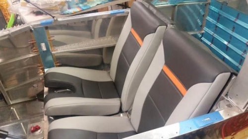 This is more like waht I was thinking with the orange stripe, except for a RV-12 seat