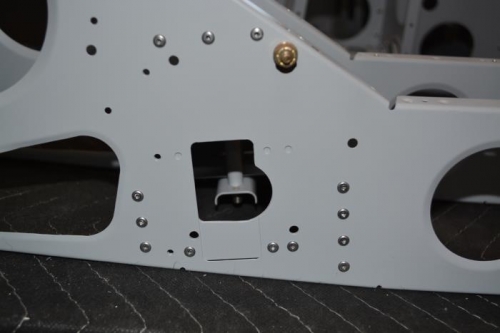 Bracket and bolt installed