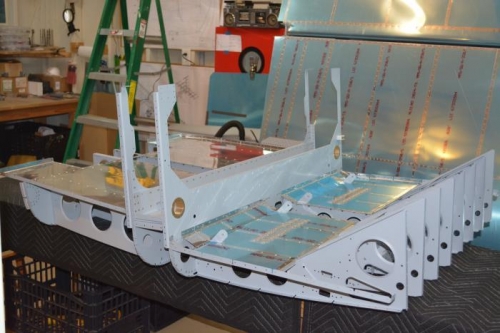 Seat floors assembled