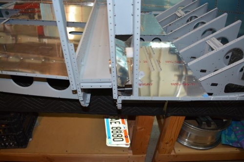 Bearing and fwd upright attached